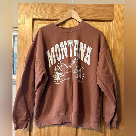 goodie two sleeves Tops - Goodie two sleeves Montana sweatshirt coral brown, xl women’s L